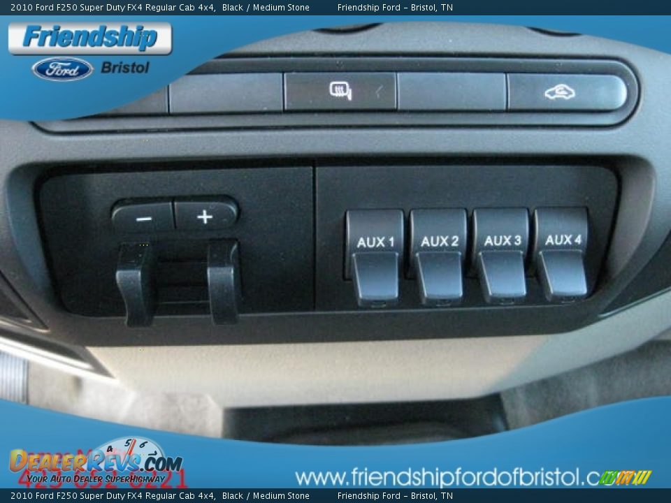 2010 Ford F250 Super Duty FX4 Regular Cab 4x4 Black / Medium Stone Photo #26