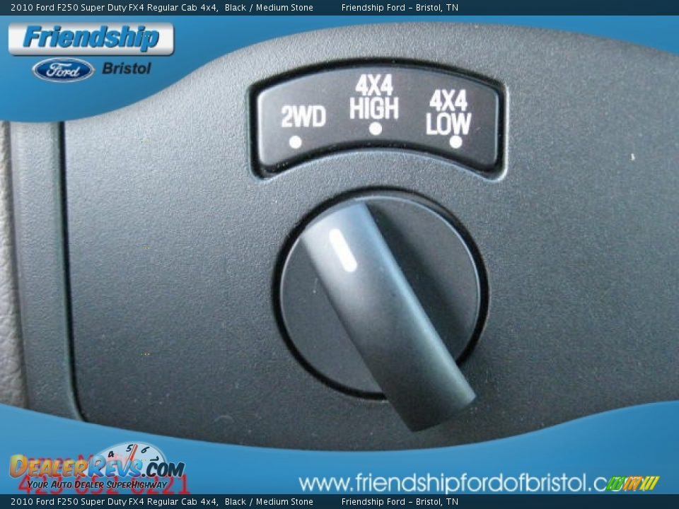 2010 Ford F250 Super Duty FX4 Regular Cab 4x4 Black / Medium Stone Photo #27