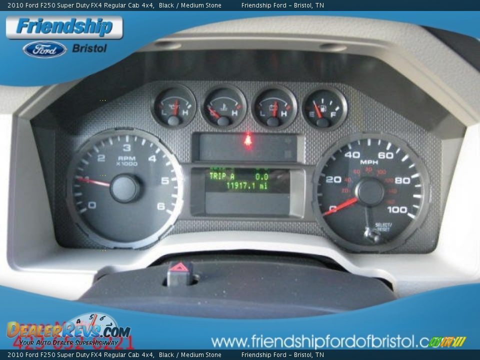 2010 Ford F250 Super Duty FX4 Regular Cab 4x4 Black / Medium Stone Photo #29