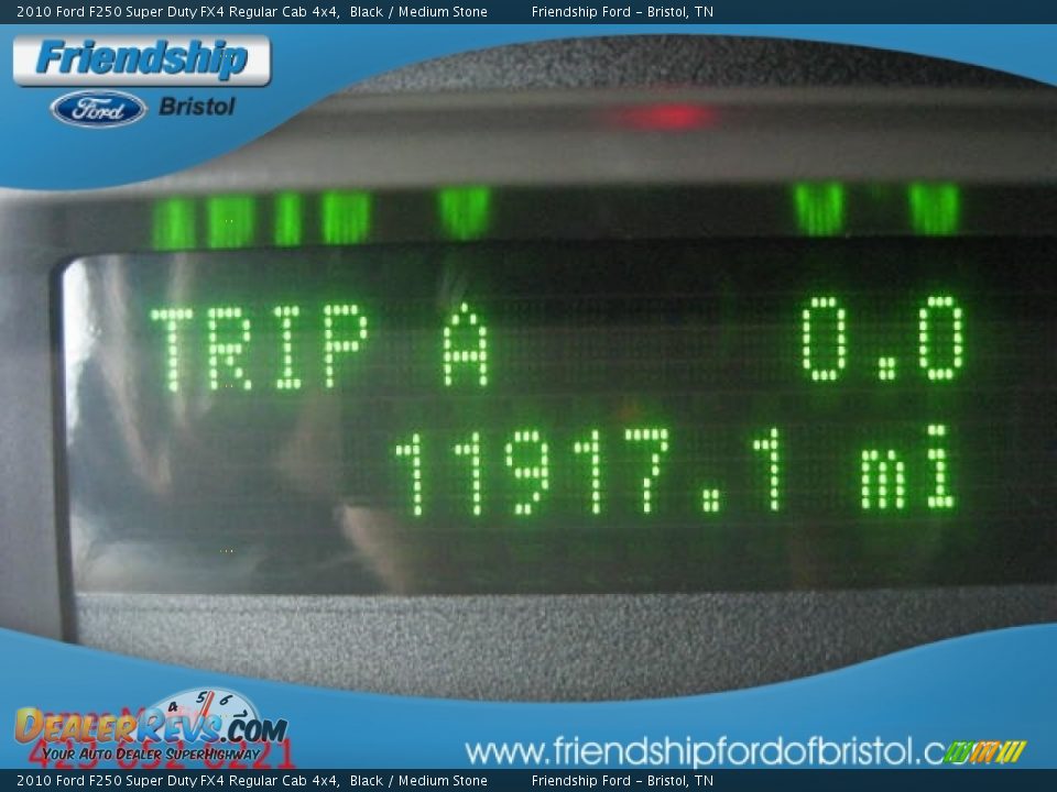 2010 Ford F250 Super Duty FX4 Regular Cab 4x4 Black / Medium Stone Photo #30