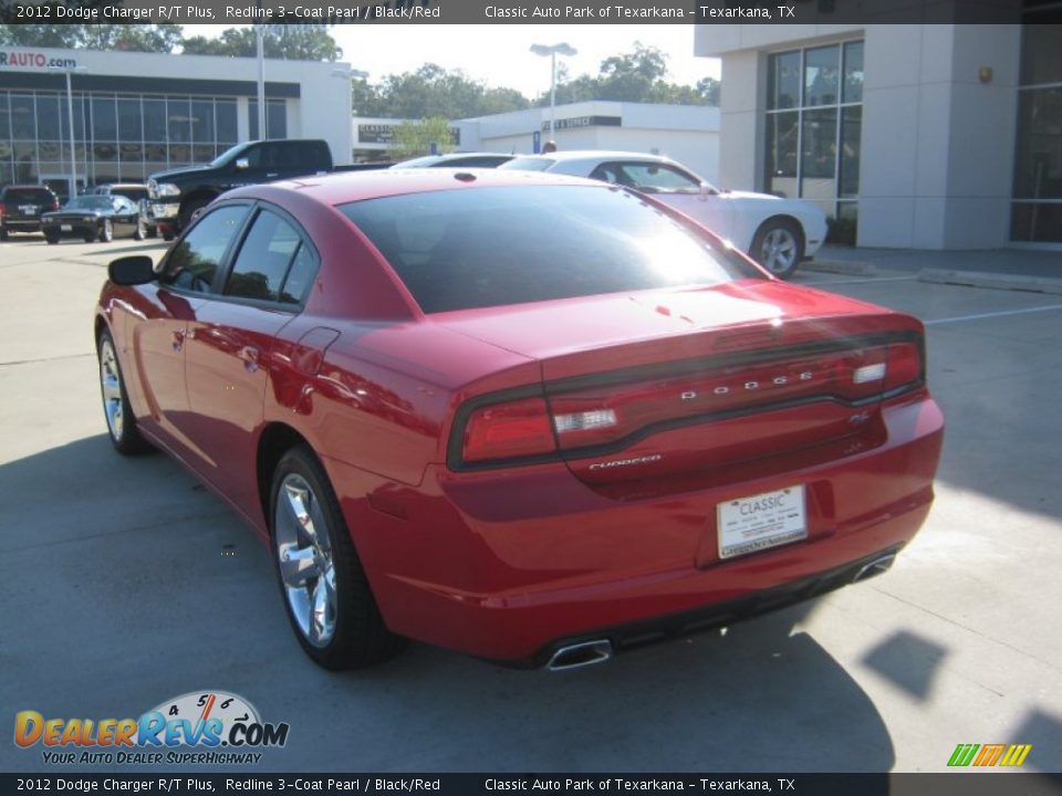 2012 Dodge Charger R/T Plus Redline 3-Coat Pearl / Black/Red Photo #3