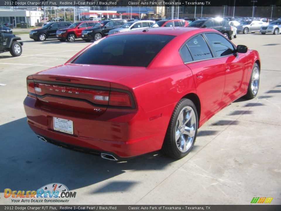 2012 Dodge Charger R/T Plus Redline 3-Coat Pearl / Black/Red Photo #5