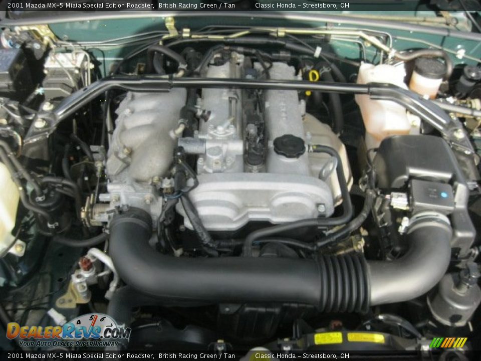 2001 Mazda MX-5 Miata Special Edition Roadster 1.8 Liter DOHC 16-Valve 4 Cylinder Engine Photo #7