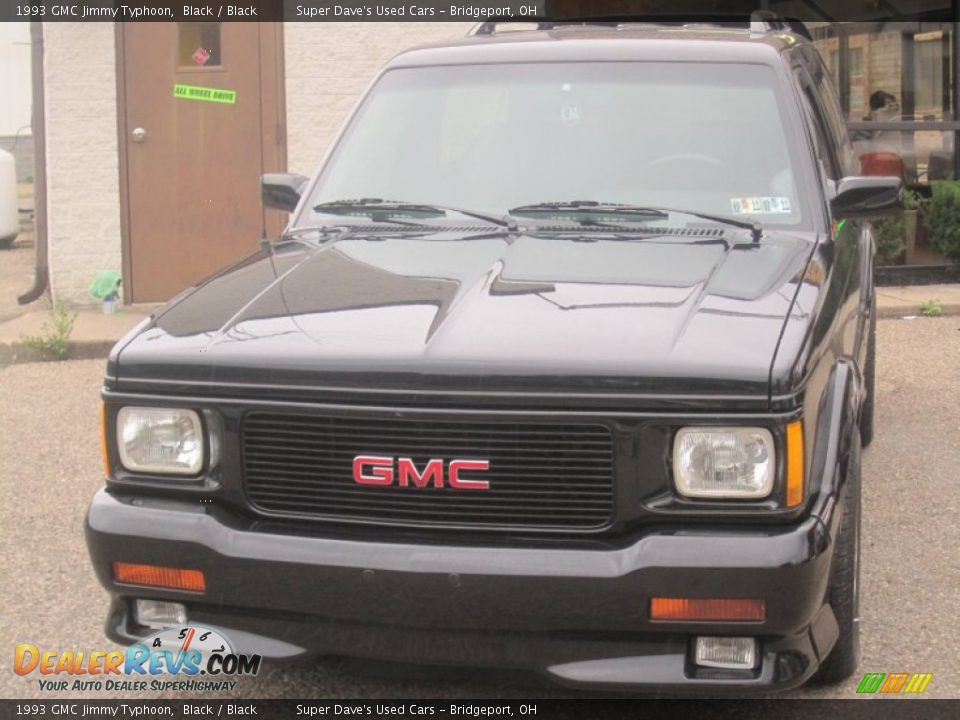 1993 GMC Jimmy Typhoon Black / Black Photo #4