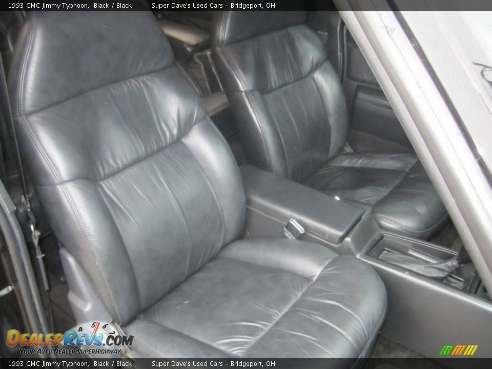 Black Interior - 1993 GMC Jimmy Typhoon Photo #14