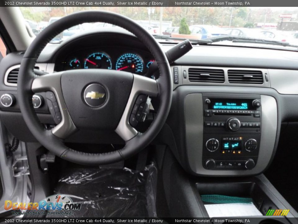 Dashboard of 2012 Chevrolet Silverado 3500HD LTZ Crew Cab 4x4 Dually Photo #11