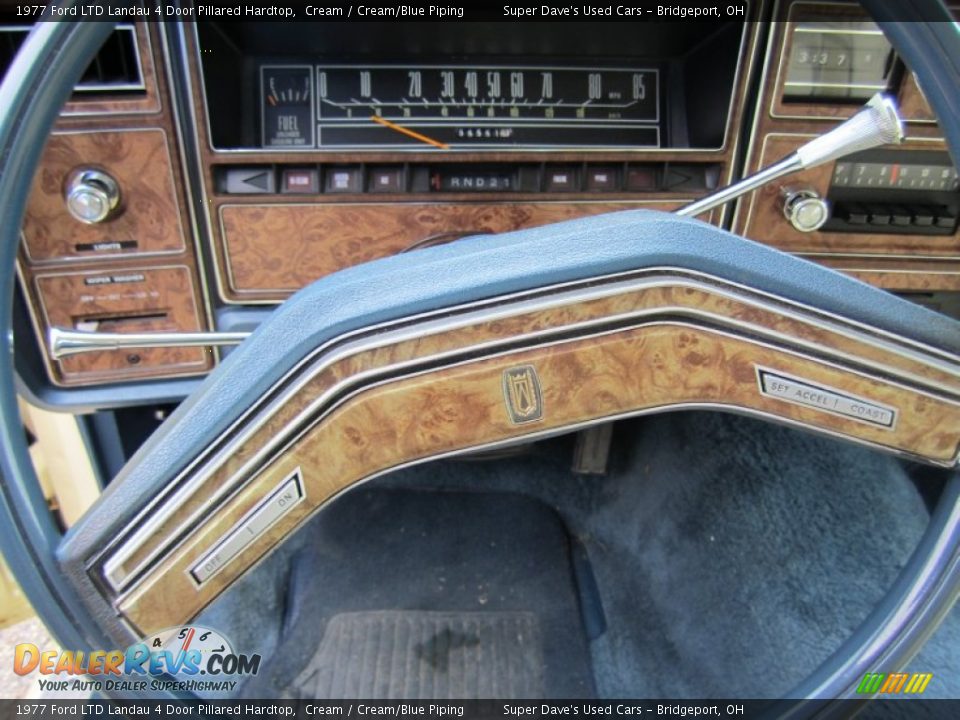 1977 Ford LTD Landau 4 Door Pillared Hardtop Steering Wheel Photo #26