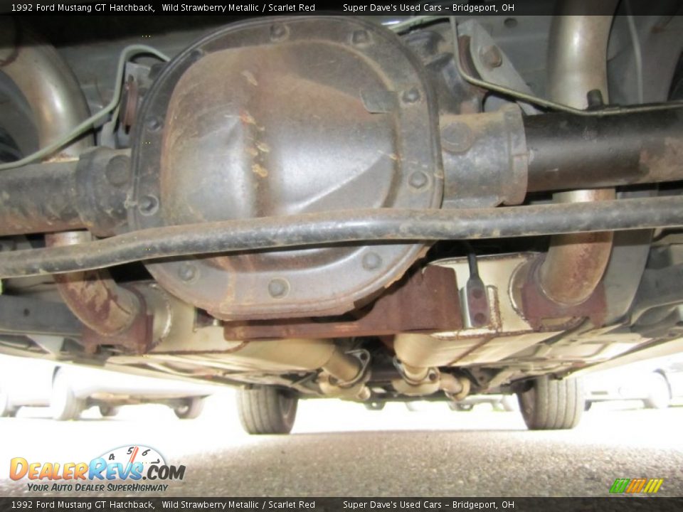 Undercarriage of 1992 Ford Mustang GT Hatchback Photo #24