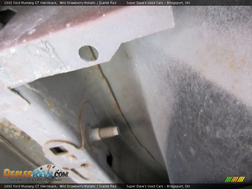 Undercarriage of 1992 Ford Mustang GT Hatchback Photo #26