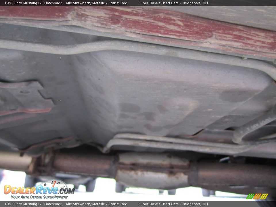 Undercarriage of 1992 Ford Mustang GT Hatchback Photo #27