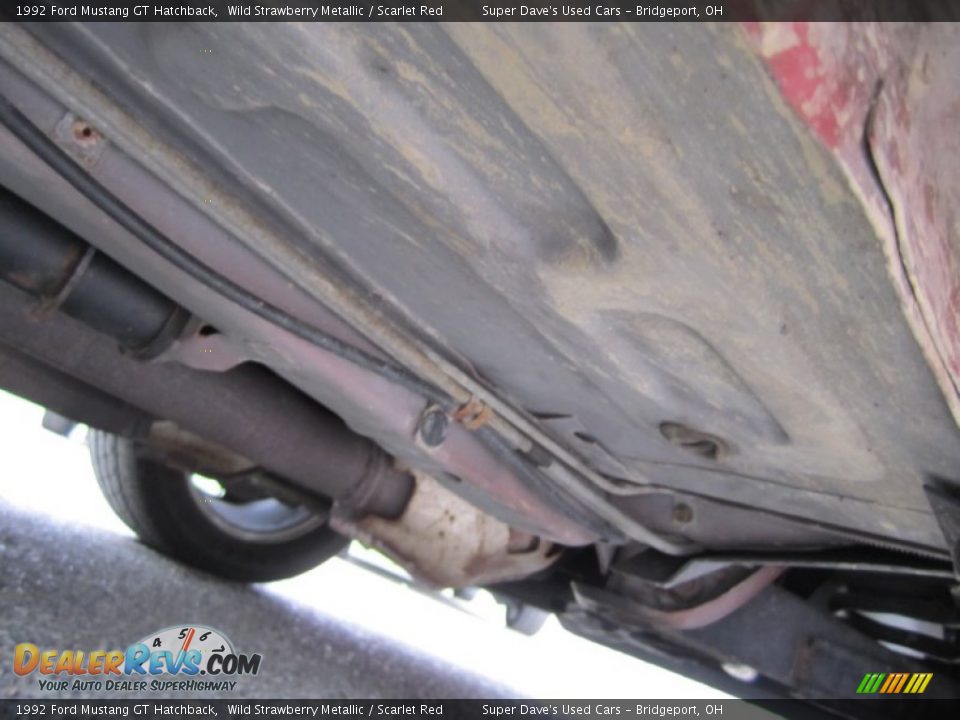 Undercarriage of 1992 Ford Mustang GT Hatchback Photo #29