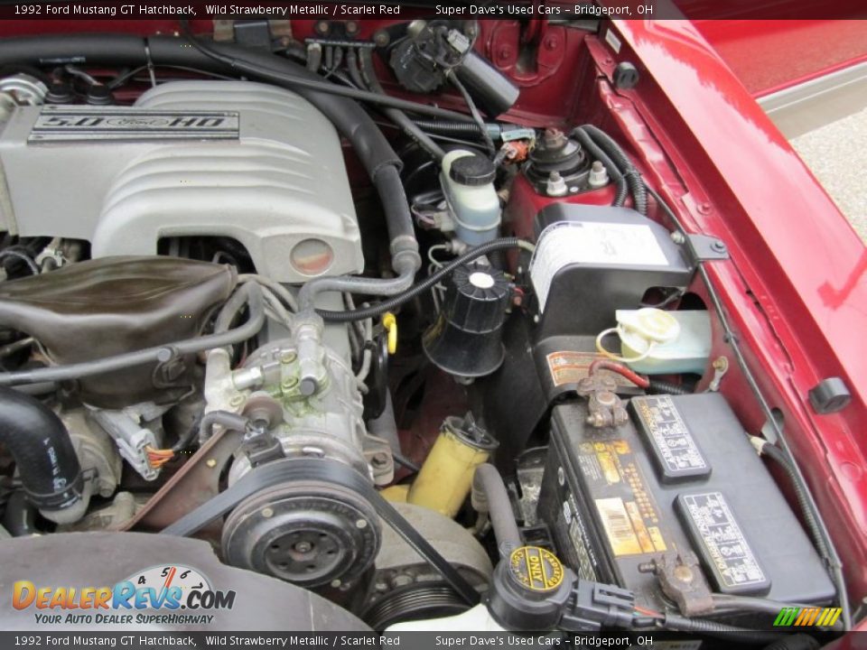 1992 Ford Mustang GT Hatchback 5.0 HO OHV 16-Valve V8 Engine Photo #31