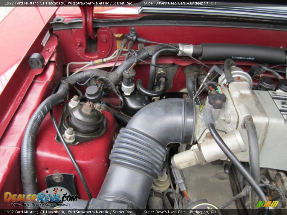 1992 Ford Mustang GT Hatchback 5.0 HO OHV 16-Valve V8 Engine Photo #35