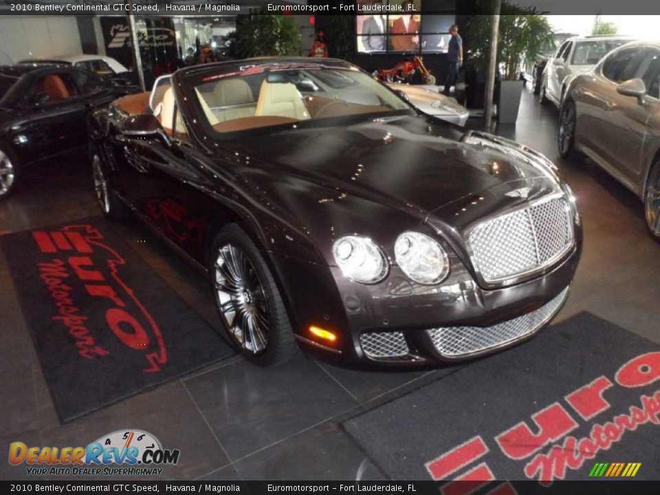 2010 Bentley Continental GTC Speed Havana / Magnolia Photo #4