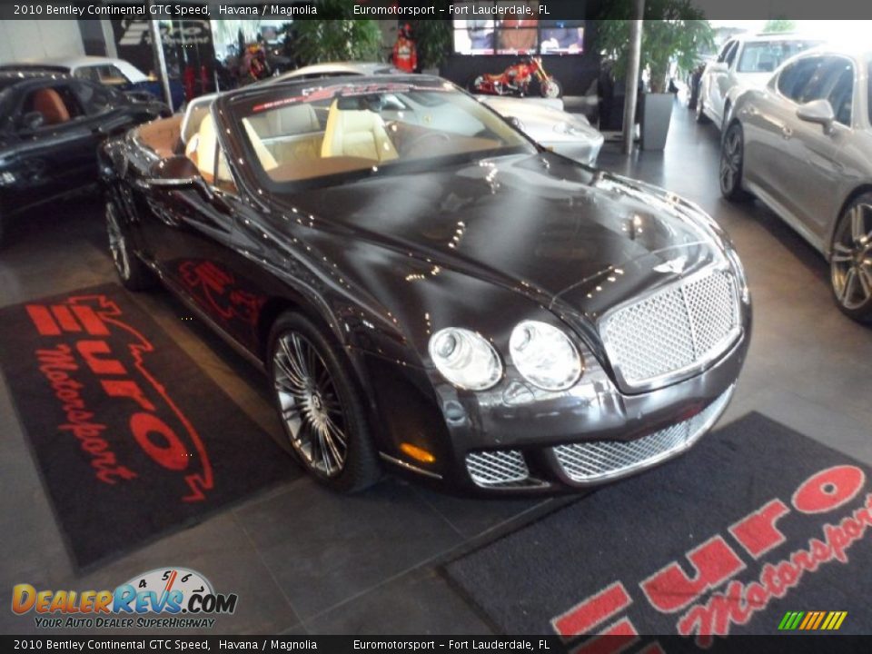 2010 Bentley Continental GTC Speed Havana / Magnolia Photo #5