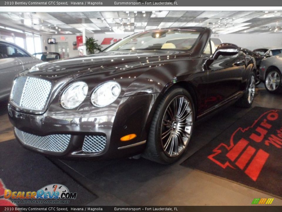 2010 Bentley Continental GTC Speed Havana / Magnolia Photo #7