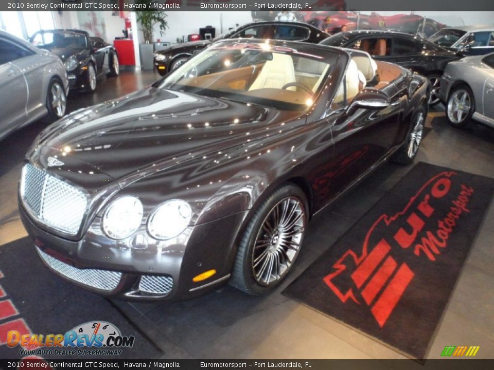 2010 Bentley Continental GTC Speed Havana / Magnolia Photo #8