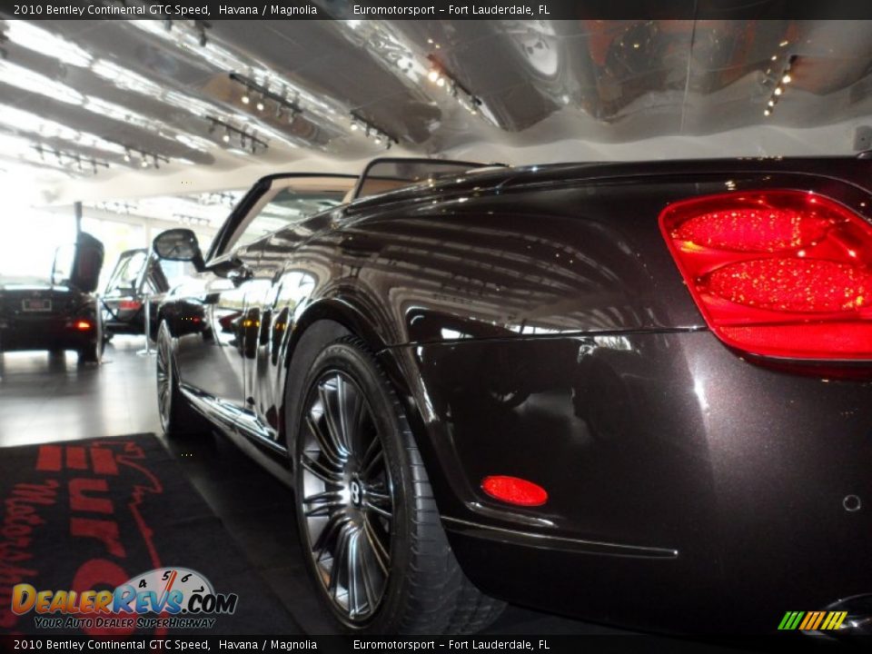 2010 Bentley Continental GTC Speed Havana / Magnolia Photo #25