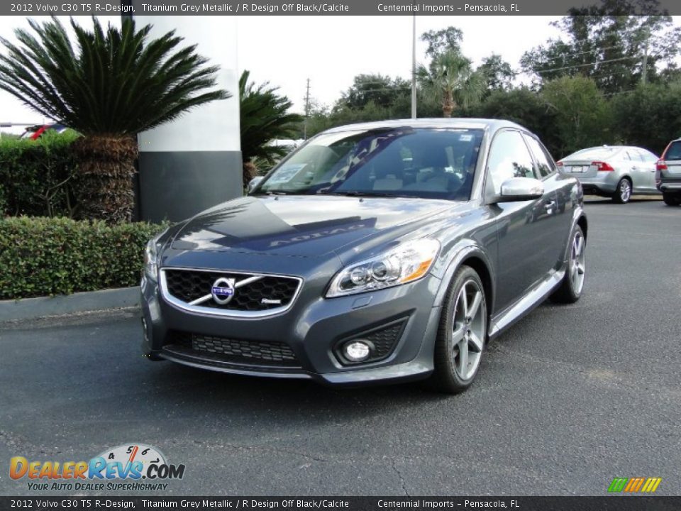 2012 Volvo C30 T5 R-Design Titanium Grey Metallic / R Design Off Black/Calcite Photo #3