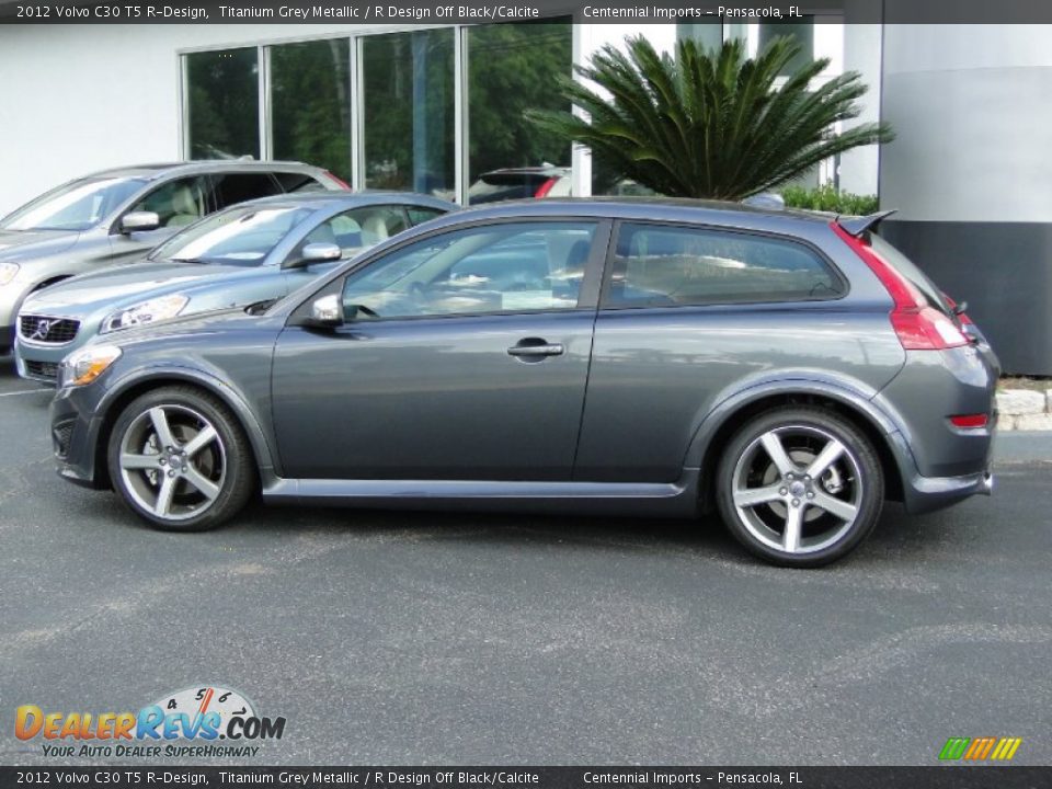 2012 Volvo C30 T5 R-Design Titanium Grey Metallic / R Design Off Black/Calcite Photo #4