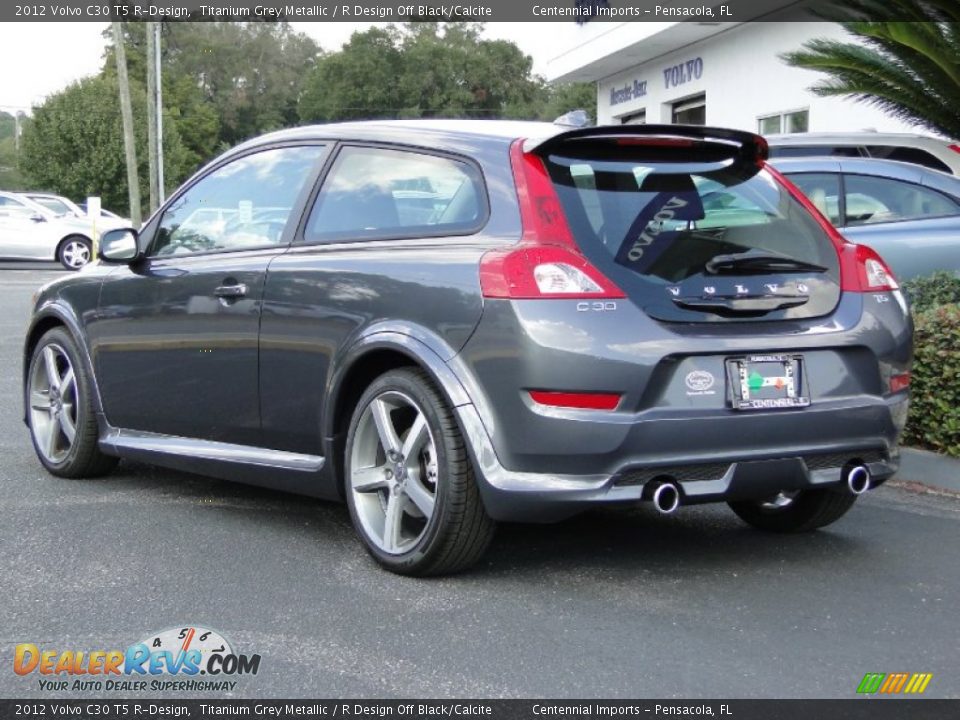 2012 Volvo C30 T5 R-Design Titanium Grey Metallic / R Design Off Black/Calcite Photo #6