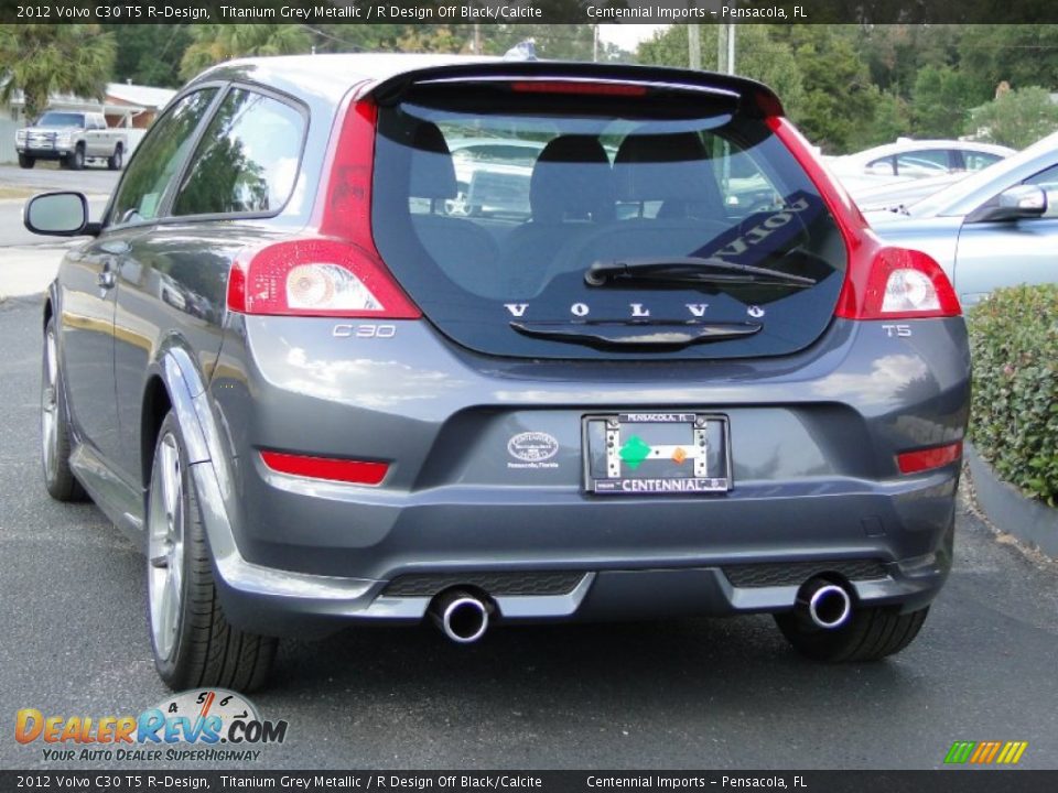 2012 Volvo C30 T5 R-Design Titanium Grey Metallic / R Design Off Black/Calcite Photo #7