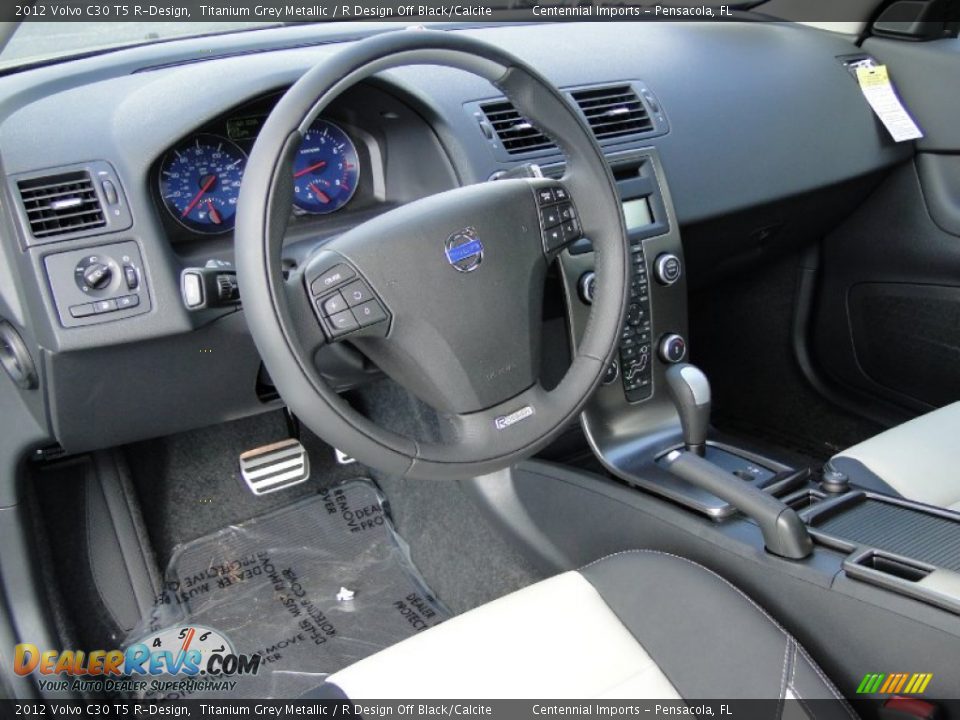 R Design Off Black Calcite Interior 2012 Volvo C30 T5 R