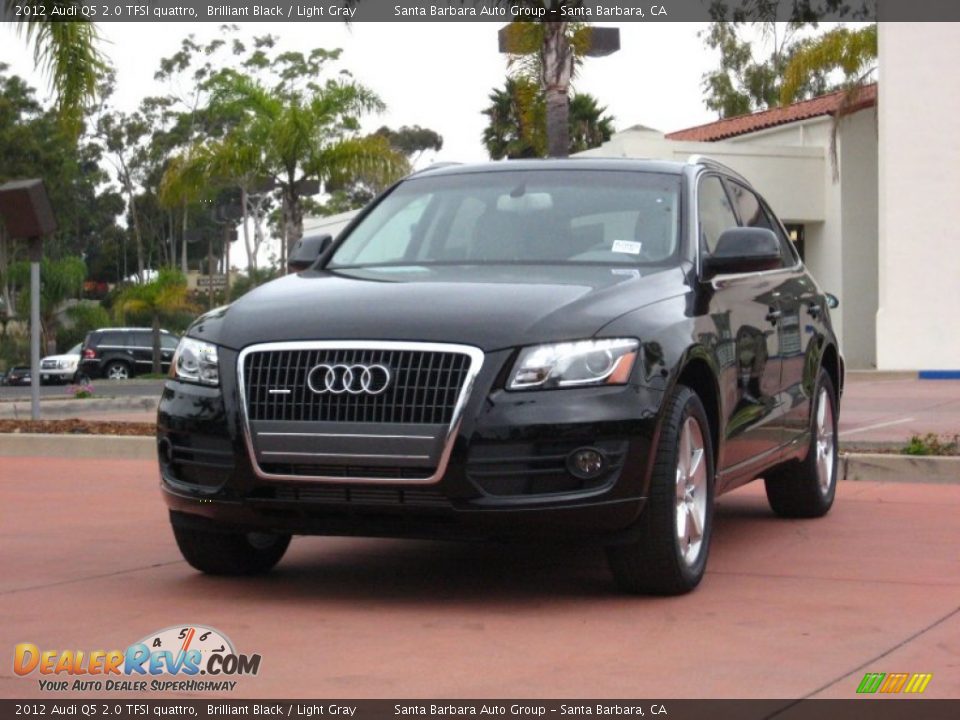 2012 Audi Q5 2.0 TFSI quattro Brilliant Black / Light Gray Photo #1