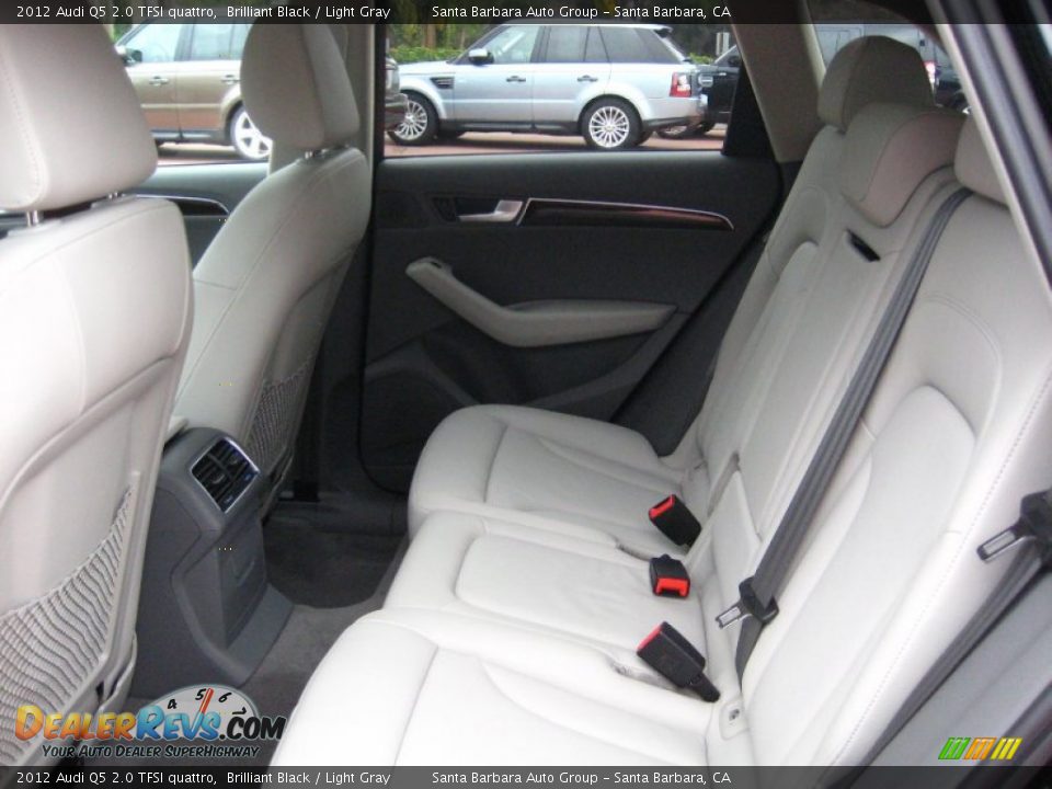 2012 Audi Q5 2.0 TFSI quattro Brilliant Black / Light Gray Photo #4