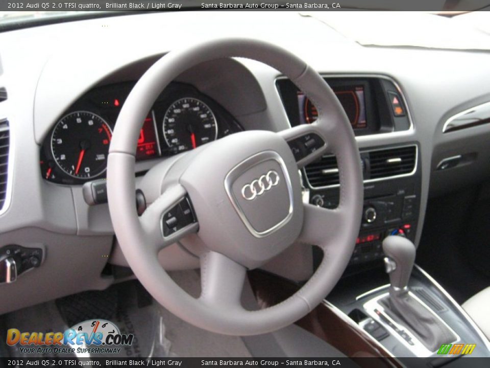 2012 Audi Q5 2.0 TFSI quattro Steering Wheel Photo #6