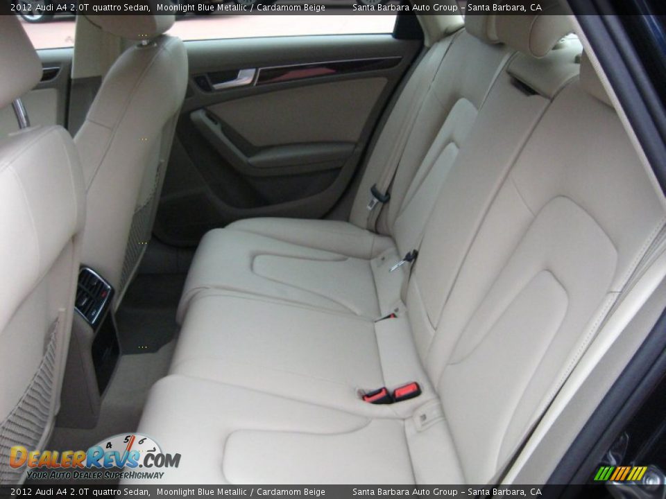 2012 Audi A4 2.0T quattro Sedan Moonlight Blue Metallic / Cardamom Beige Photo #4
