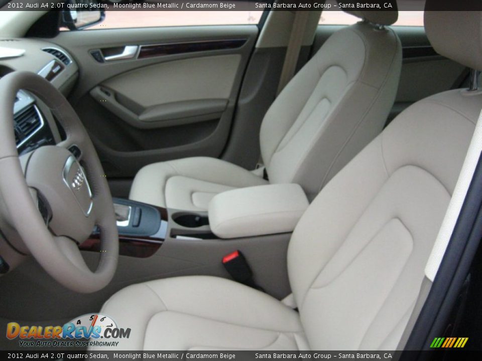 2012 Audi A4 2.0T quattro Sedan Moonlight Blue Metallic / Cardamom Beige Photo #5