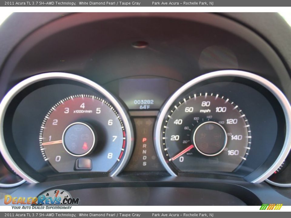 2011 Acura TL 3.7 SH-AWD Technology Gauges Photo #17