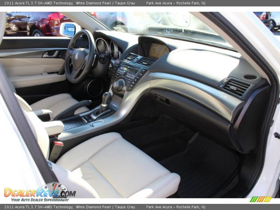 Taupe Gray Interior - 2011 Acura TL 3.7 SH-AWD Technology Photo #26