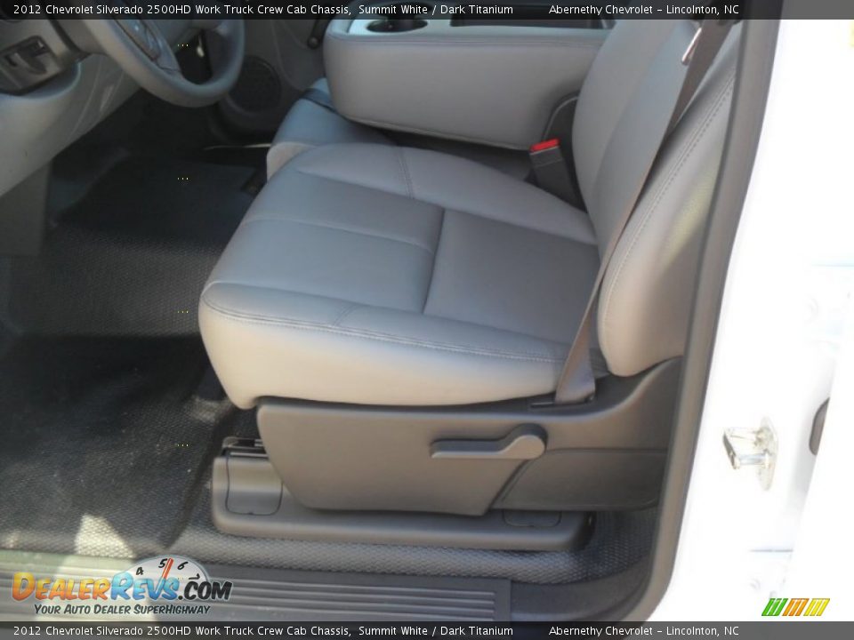 2012 Chevrolet Silverado 2500HD Work Truck Crew Cab Chassis Summit White / Dark Titanium Photo #8
