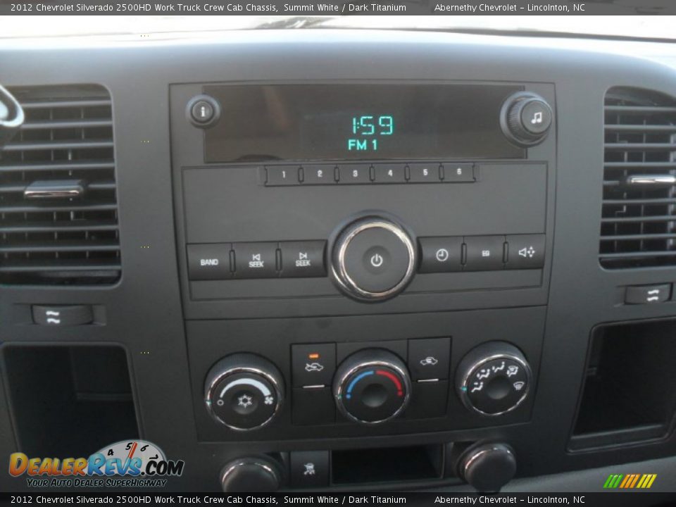 2012 Chevrolet Silverado 2500HD Work Truck Crew Cab Chassis Summit White / Dark Titanium Photo #9