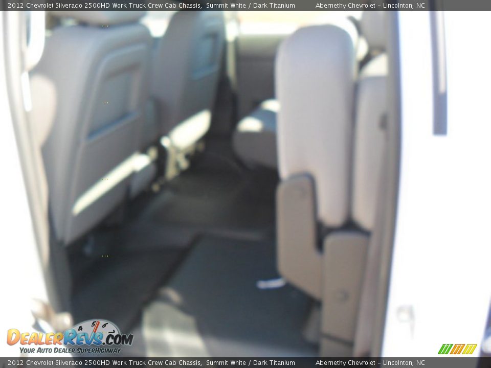 2012 Chevrolet Silverado 2500HD Work Truck Crew Cab Chassis Summit White / Dark Titanium Photo #11