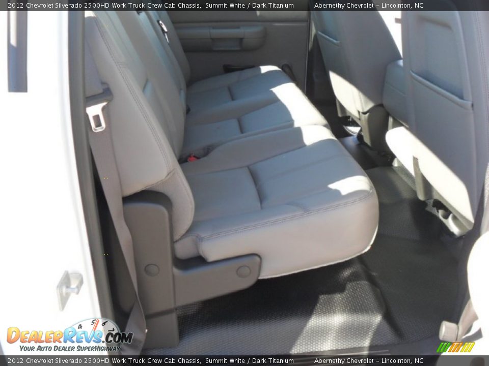2012 Chevrolet Silverado 2500HD Work Truck Crew Cab Chassis Summit White / Dark Titanium Photo #14
