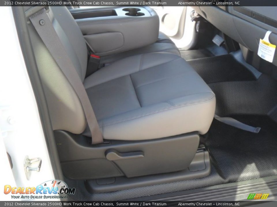 2012 Chevrolet Silverado 2500HD Work Truck Crew Cab Chassis Summit White / Dark Titanium Photo #15