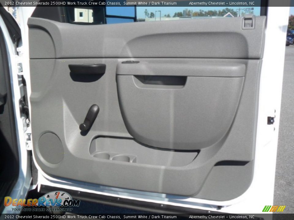 2012 Chevrolet Silverado 2500HD Work Truck Crew Cab Chassis Summit White / Dark Titanium Photo #17