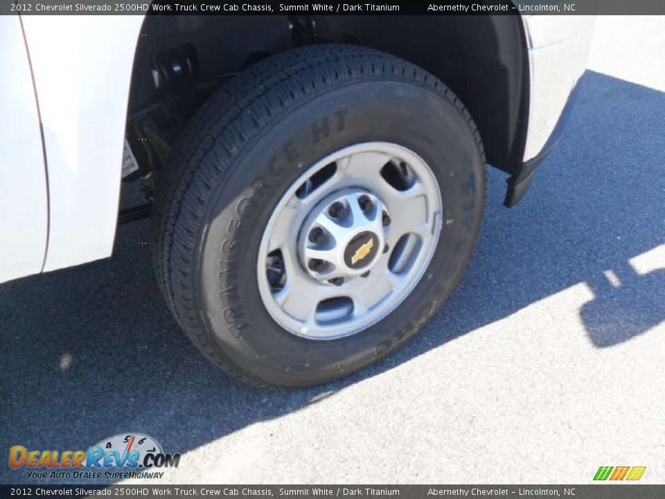 2012 Chevrolet Silverado 2500HD Work Truck Crew Cab Chassis Summit White / Dark Titanium Photo #18
