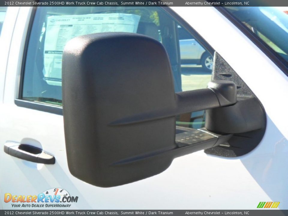 2012 Chevrolet Silverado 2500HD Work Truck Crew Cab Chassis Summit White / Dark Titanium Photo #19