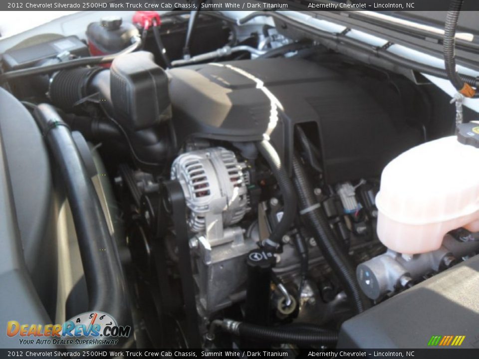 2012 Chevrolet Silverado 2500HD Work Truck Crew Cab Chassis Summit White / Dark Titanium Photo #20