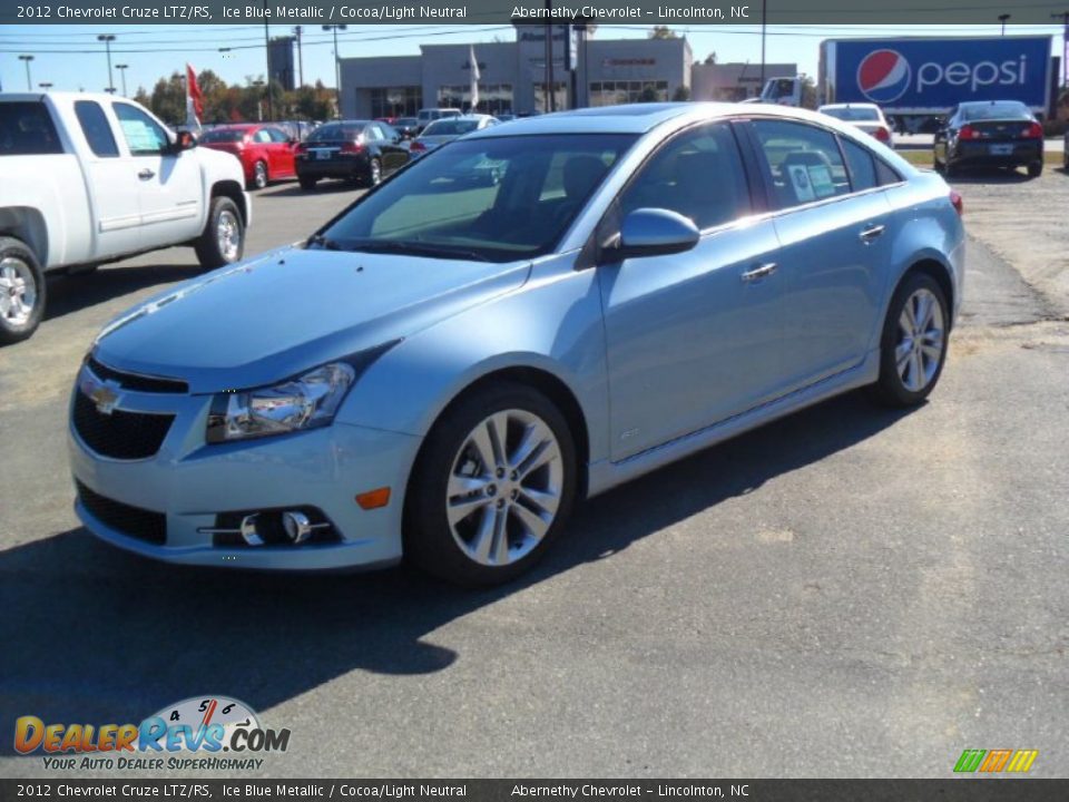 2012 Chevrolet Cruze LTZ/RS Ice Blue Metallic / Cocoa/Light Neutral Photo #1