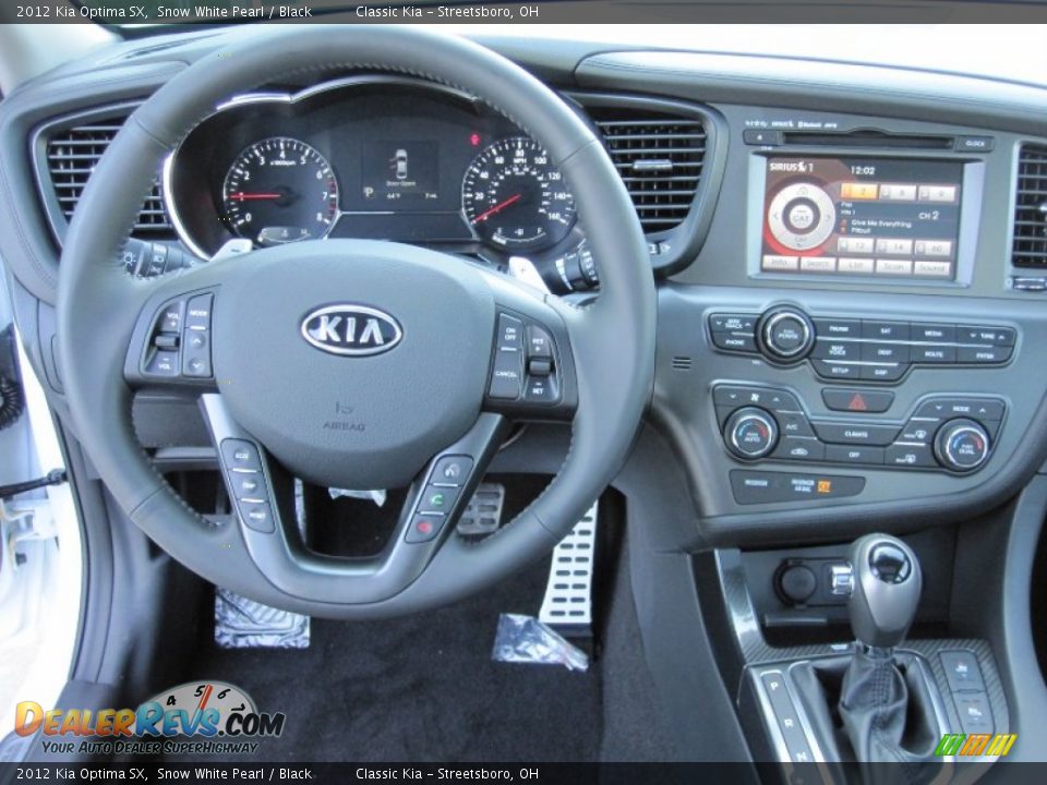 Dashboard of 2012 Kia Optima SX Photo #9