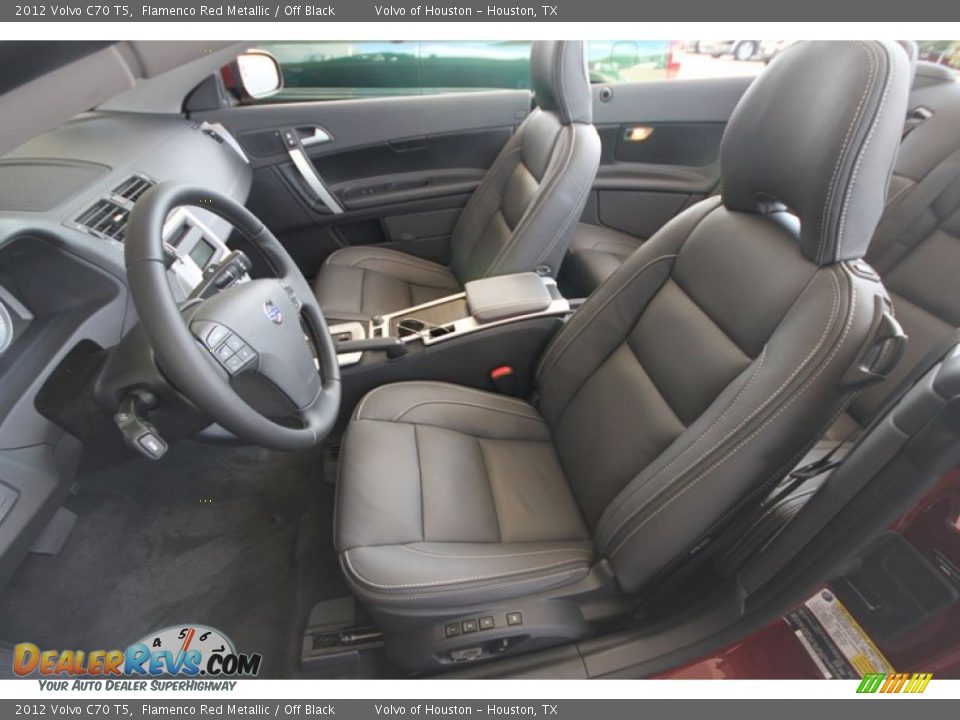 Off Black Interior - 2012 Volvo C70 T5 Photo #5