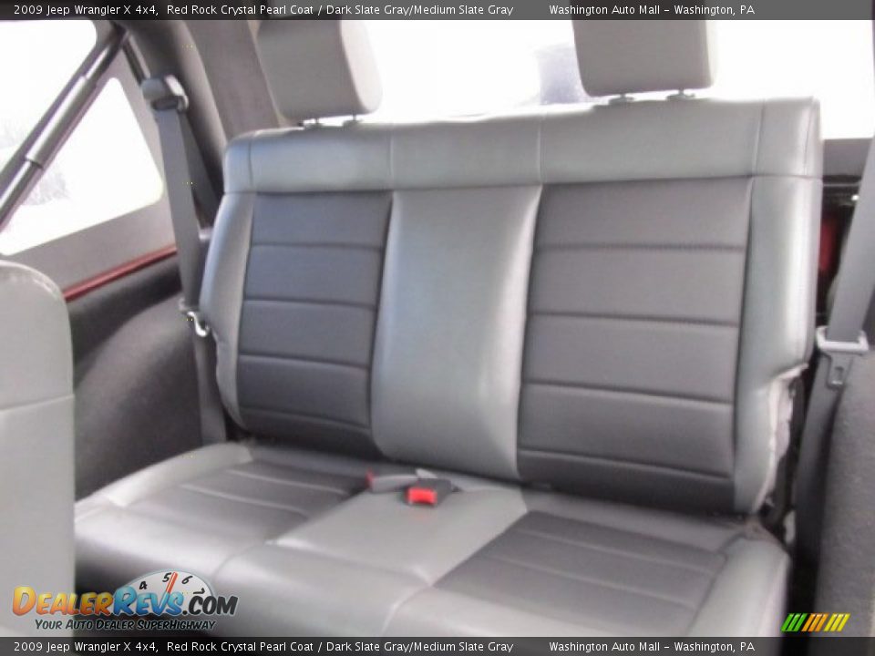 2009 Jeep Wrangler X 4x4 Red Rock Crystal Pearl Coat / Dark Slate Gray/Medium Slate Gray Photo #12