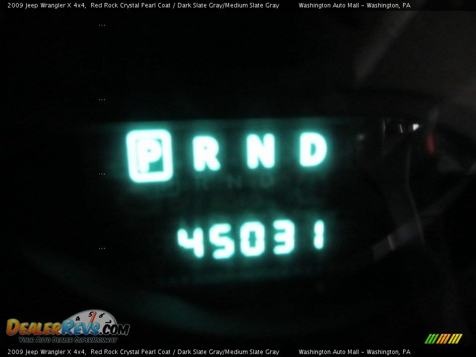 2009 Jeep Wrangler X 4x4 Red Rock Crystal Pearl Coat / Dark Slate Gray/Medium Slate Gray Photo #20