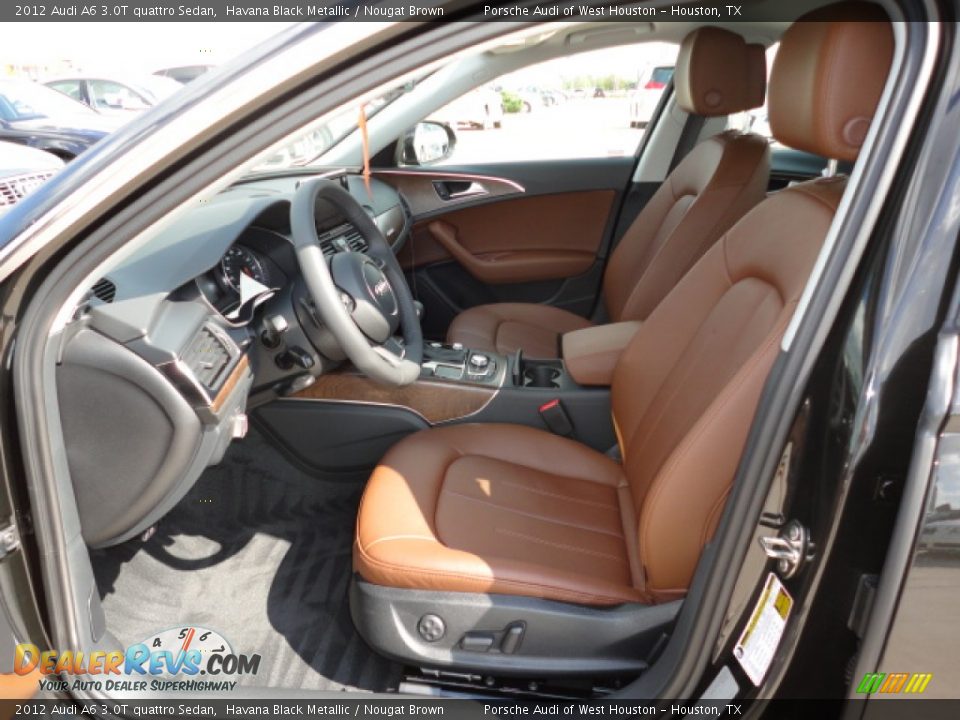 Nougat Brown Interior - 2012 Audi A6 3.0T quattro Sedan Photo #5