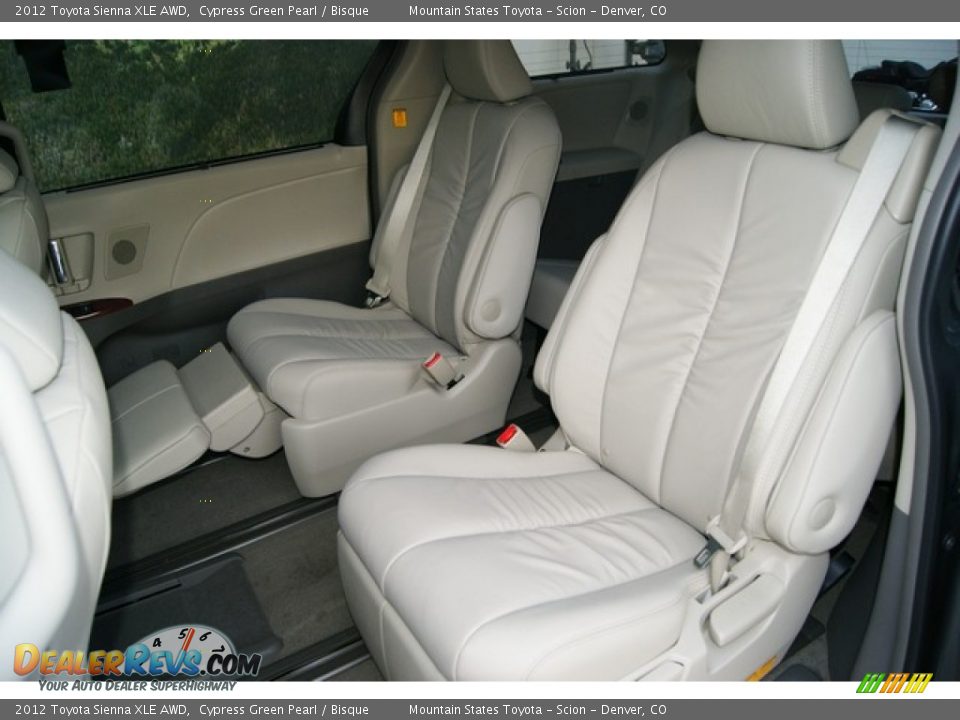 Bisque Interior - 2012 Toyota Sienna XLE AWD Photo #8